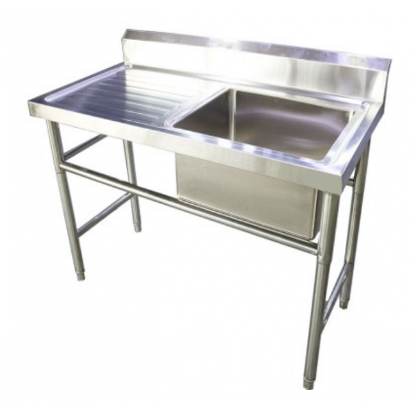 SINGLE BOWL SINK TABLE (RIGHT) [FST1200-1R]